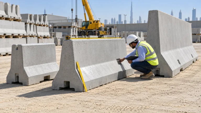 Jersey Barrier Dimensions and Weight in the UAE
